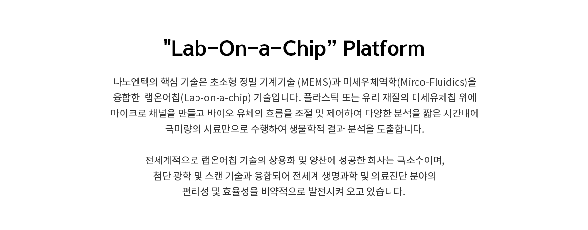 Lab-On-a-Chip” Platform